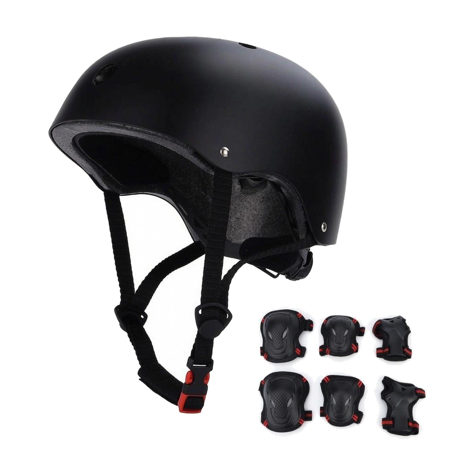 ABS Hard Shell Skate Helmet wi - Scooter Helmet Set 评论和价格